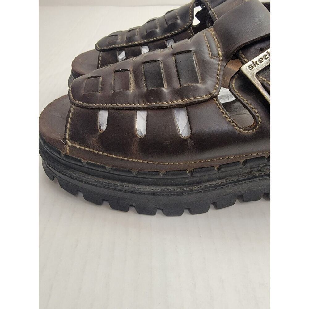 Sketchers Womens Size 10 Vintage 90s Jammers Sandals Tough Shoes Chunky Platform - Picture 5 of 11